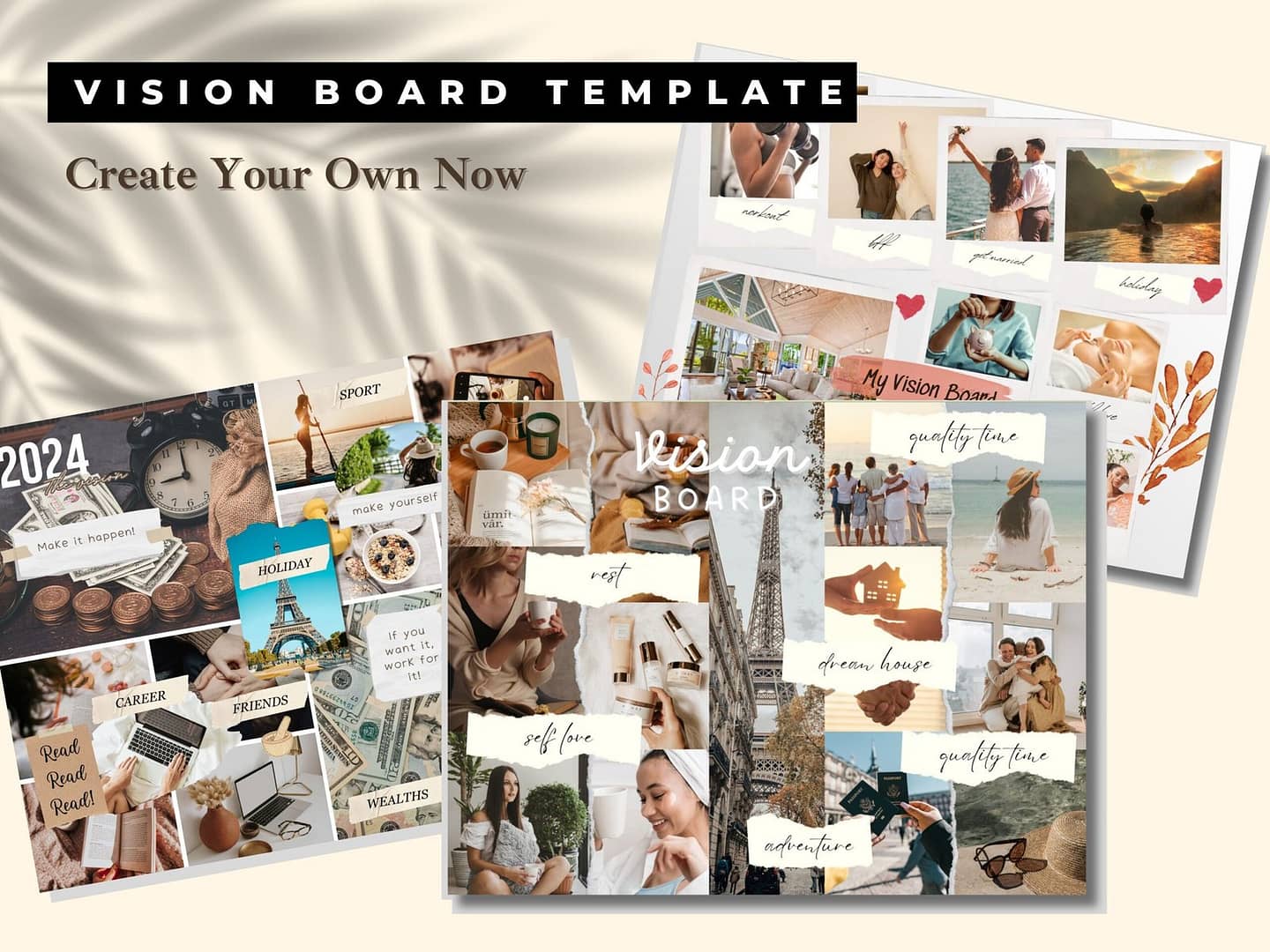 Free Canva Vision Board Template that Skyrocket MANIFESTING